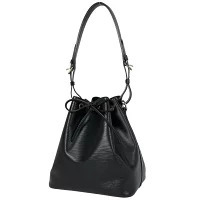 Louis Vuitton Hobo Noe Bag Drawstring Epi Leather Noir Black
